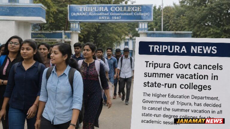 Tripura Govt cancels summer vacation in state-run colleges |
