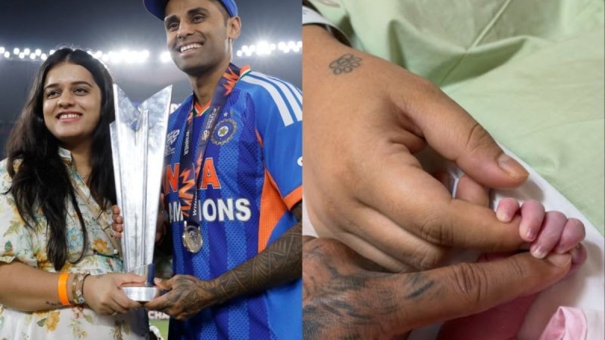 Suryakumar Yadav, wife Devisha welcome baby girl; cricketer shares heartwarming post |