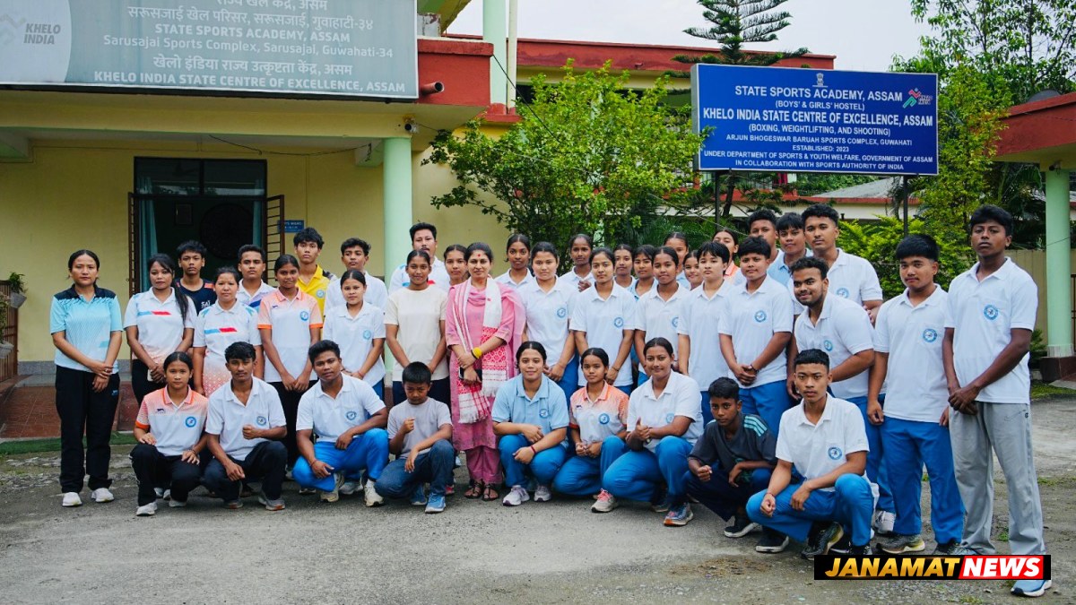 Raksha Khadse Visits Khelo India State Centre Of Excellence (KISCE) Assam And High Performance Centre; Interacts With Athletes And Reviews Sports Science Facilities. -