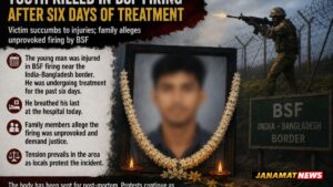 Youth injured in BSF firing at Boxanagar border succumbs after six days; tension grips area |
