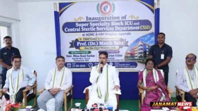 Chief Minister Dr. Manik Saha Inaugurates ICU, CSSD at GBP Hospital. -