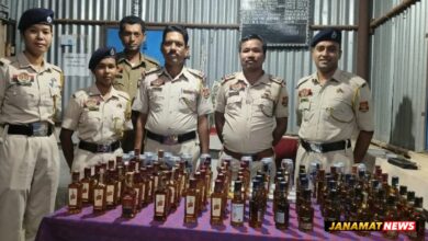 Police Recovered Large Quantity Of Foreign Liquor. -