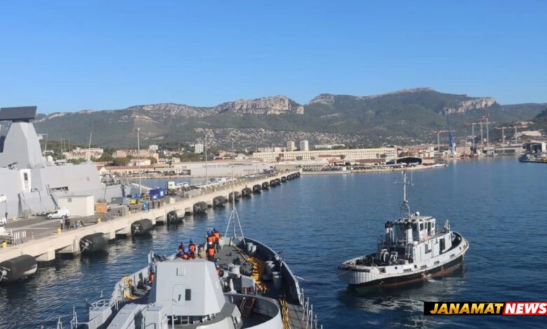 INS Trishul Arrives At Toulon, France For The 24th Edition Of Bilateral Maritime Exercise Varuna. -