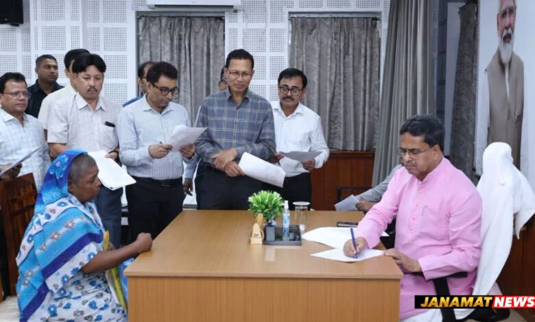 Mukhyamantri Samipeshu 73rd Edition – Weekly Public Interaction Programme Of Chief Minister Dr. Manik Saha. -