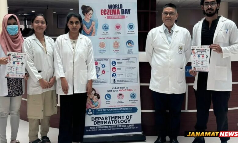 NIIMS Hospital Organises Awareness Programme On Eczema. -