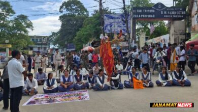 ABVP protests assault on father of student leader as fresh violence rocks Dharmanagar |