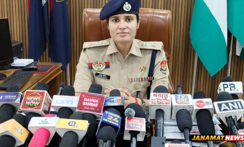 No Entry In Agartala City From 8 Pm. To 1 Am During Durga Puja (October 17-20) : SP, Traffic, Kanta Jangir. -