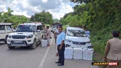Unakoti district police seized large quantities of contraband items in anti-drug operations |