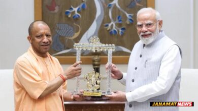 Chief Minister Of Uttar Pradesh Meets Prime Minister. -