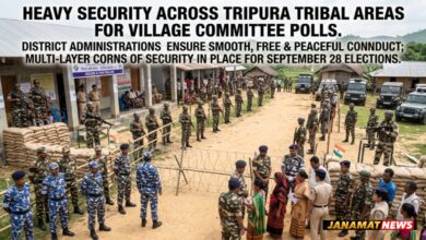 Heavy security for Tripura Village Committee polls; over 15,000 personnel deployed |