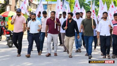 Protest By SFI-DYFI Against Police Action On TET Qualifiers, Demanding Gyanesh Kumar’s Resignation. -
