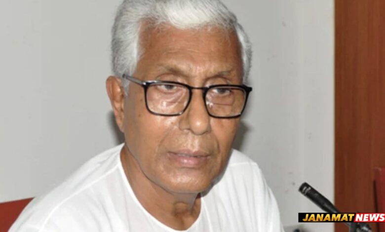 Former Tripura CM Manik Sarkar faces black flag protest at Kalibazar; CPIM, Congress condemn |