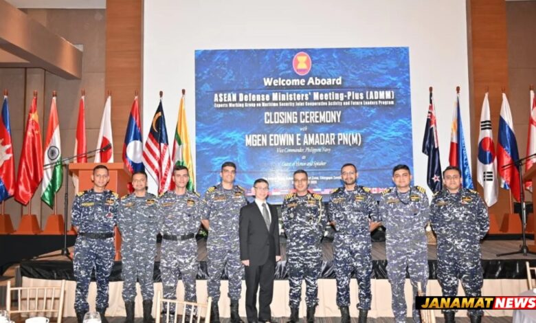 Indian Naval Ships Sahyadri And Kulish Conclude Participation In Admm-Plus Maritime Security Joint Cooperation Activity. -