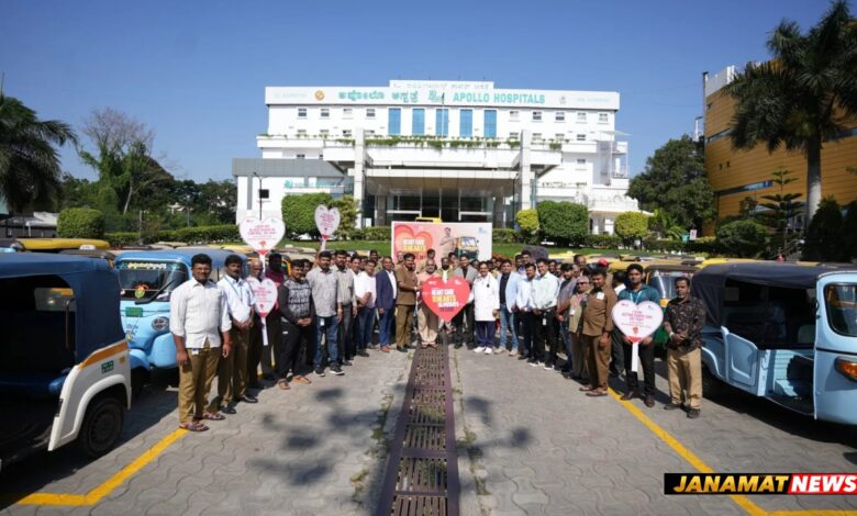 Apollo Hospitals Puts Bengaluru’s Auto Drivers’ Heart Health in Focus. -