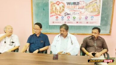 World Heart Day was observed at GB Pant hospital in Agartala on September 29. |