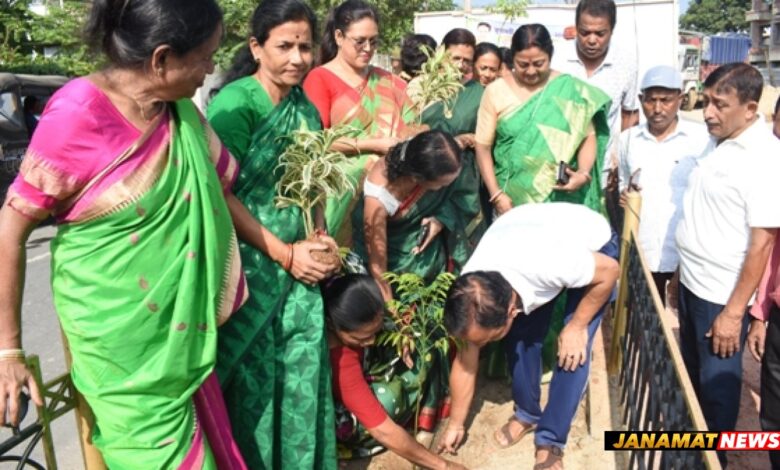 Western Club of Agartala organized a plantation drive at Akhaura road on September 29. |