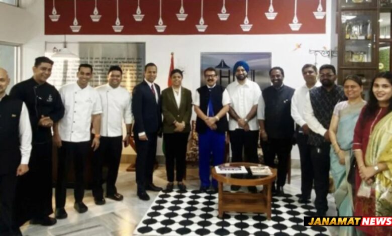 IHM Hyderabad Students Bring Hyderabad’s Nizami Culinary Heritage To Life At Traditional Chowki Lunch. -