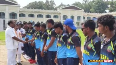 Governor Of Tripura Indrasena Reddy Nallu Inaugurates Blind Cricket Tournament. -