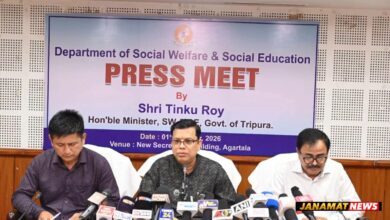 Social Welfare Minister Tinku Roy At Press Conference Approval Received For 55 More New Anganwadi Centres In The State. -