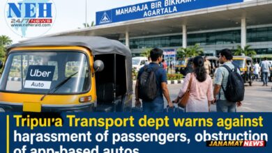 Tripura Transport dept warns against harassment of passengers, obstruction of app-based autos |