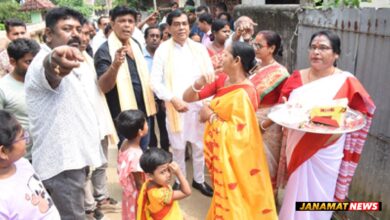 Mayor of Agartala Municipal Corporation (AMC) , Dipak Majumder inspects roads and civic infrastructure at Ward No 3 in the city on October 2. |