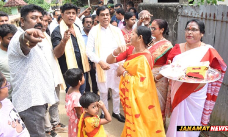Mayor of Agartala Municipal Corporation (AMC) , Dipak Majumder inspects roads and civic infrastructure at Ward No 3 in the city on October 2. |