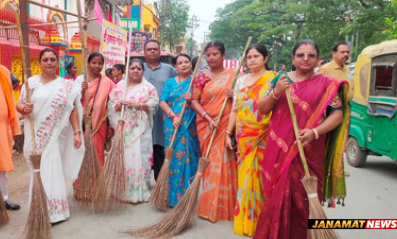Swachhata Hi Seva 2026, the cleanliness drive by central zone of Agartala Municipal Corporation (AMC) organised in Agartala on Gandhi Jayanti on October 2. |