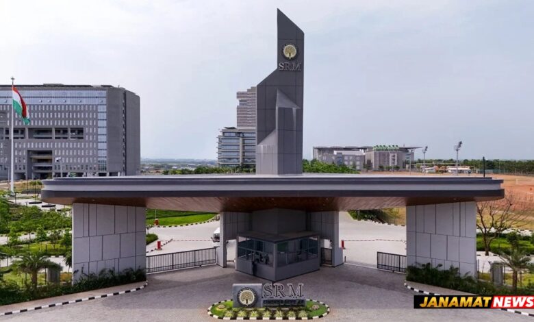 A Global Milestone: SRM University-AP Debuts In THE World University Rankings 2027, Ranks 1st In AP. -