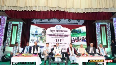 Chief Minister Of Tripura Dr. Manik Saha Attends 40th Foundation Day Celebration Of Tripura University. -