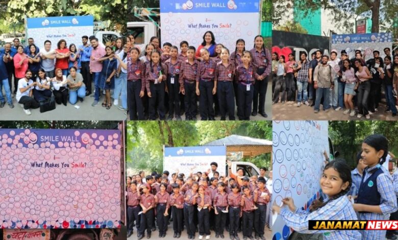 Smile Train India Brings Smile Walls To Communities Across The Country For World Smile Day. -