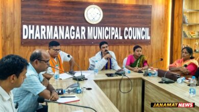 Meeting Held In Connection With Dharmanagar Municipal Council’s Special Cultural Programme On The Occasion Of Mahalaya. -