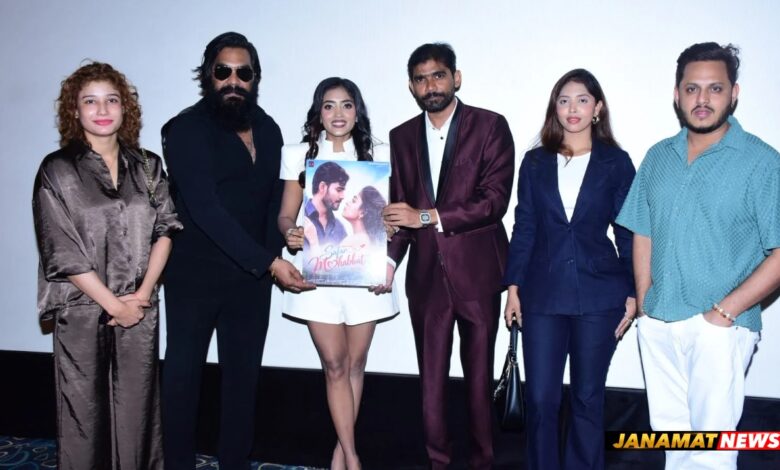 National Crush Tanya Mishra, Qaseem Haider Qaseem And Team Celebrate A Successful ‘Safar Mohabbat Ka’ Song Launch. -