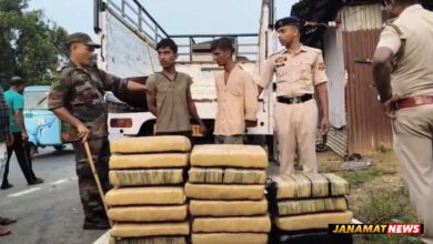 Two drug peddlers arrested with huge quantities of Ganja hidden in secret vehicle compartment in North Tripura |