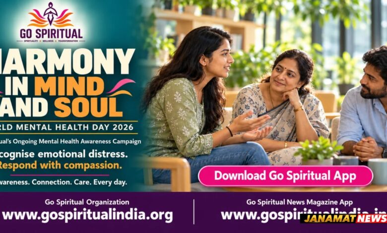 Go Spiritual Strengthens Ongoing Mental Health Awareness Campaign Ahead Of World Mental Health Day 2026. -