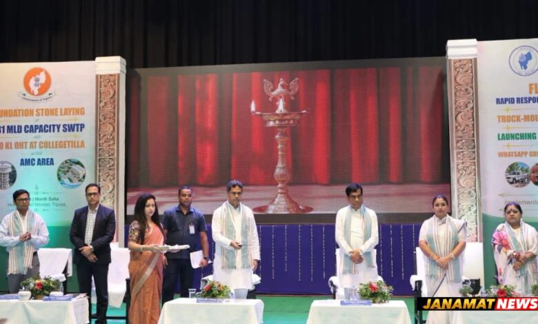 AI-based response system introduced to make Agartala zero complaint area : Chief Minister Of Tripura Dr. Manik Saha. -