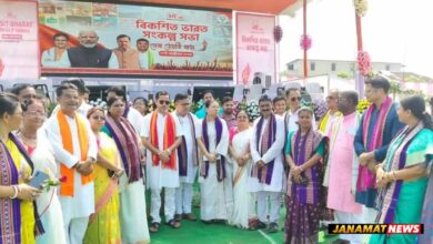 ‘Seva Jyoti Yatra’ Held In Dharmanagar To Celebrate 25 Glorious Years Of Public Service. -