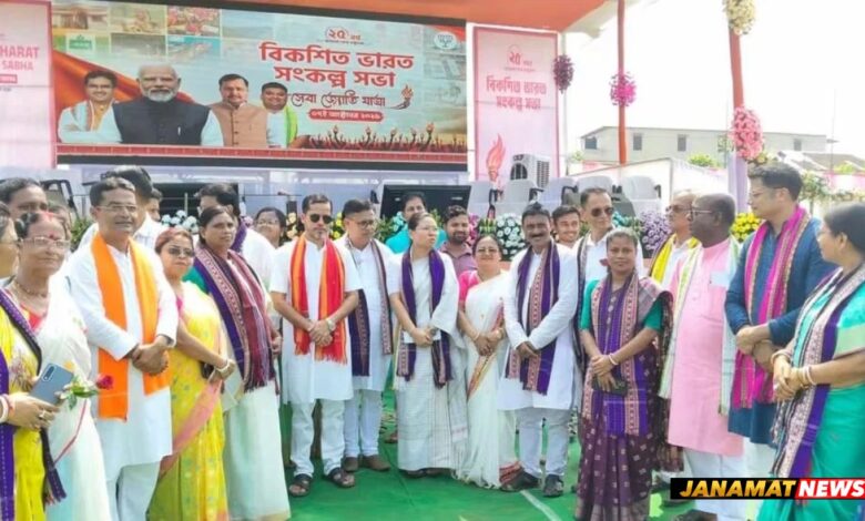 ‘Seva Jyoti Yatra’ Held In Dharmanagar To Celebrate 25 Glorious Years Of Public Service. -