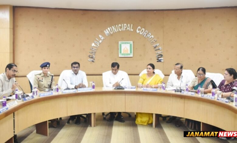 Mayor reviews preparations for Mayer Gaman immersion carnival in Agartala |