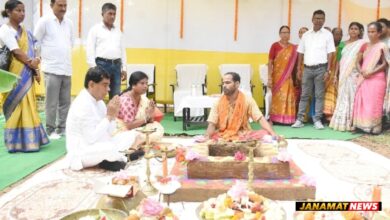 Mayor of Agartala Municipal Corporation (AMC) Dipak Majumder laid the foundation stone for the new ward office building of AMC ward number 29 through Bhumi Puja on October 9. |