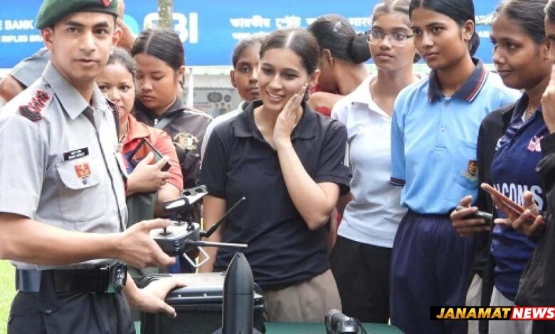 Assam Rifles conducted a drone display for NCC cadets of 13 NCC Battalion, Agartala, on October 8, with the aim of enhancing awareness about emerging drone technology, innovation and its applications in modern warfare. |