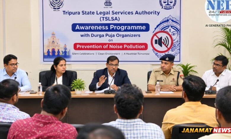 Legal Services Authority to organize state-wide camps to prevent noise pollution during Durga Puja days |