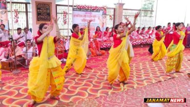Invocation Of The Goddess In Agomoni Melodies: Dharmanagar Town Kalibari Resonates With Festive Spirit Through Dance And Music. -