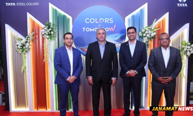 Tata Steel Colors Introduces Colorcoat® Pre-Painted Steel In India. -