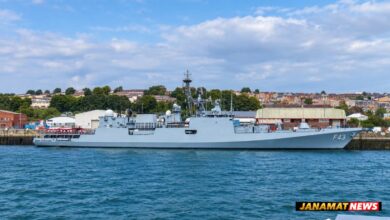 INS Trishul Arrives At Plymouth, Uk For Exercise Konkan 2026. -