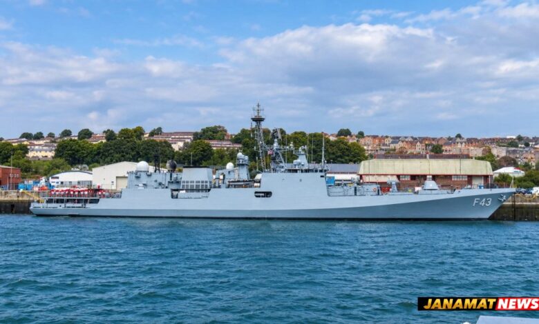 INS Trishul Arrives At Plymouth, Uk For Exercise Konkan 2026. -
