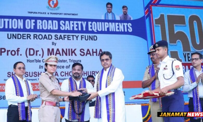 Tripura records 9 pc decline in road accidents, 15 pc drop in fatal crashes: CM |