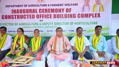 Present Government Is Working Sincerely To Improve The Economic And Social Living Standards Of Rural People In Tripura: Agriculture Minister Ratan Lal Nath. -