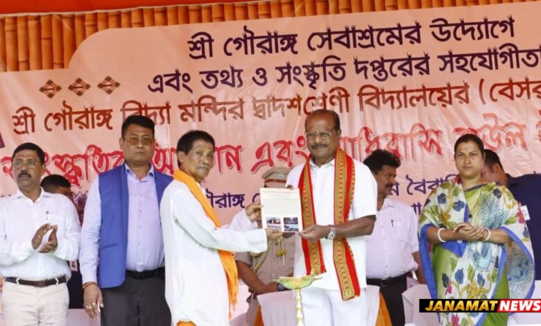 Governor Of Tripura Indrasena Reddy Nallu, Attends Adivasi Boul Utsav-2026 In Jampuijala. -