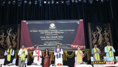 CM inaugurates, laid foundation stones of 21 development projects in Unakoti |