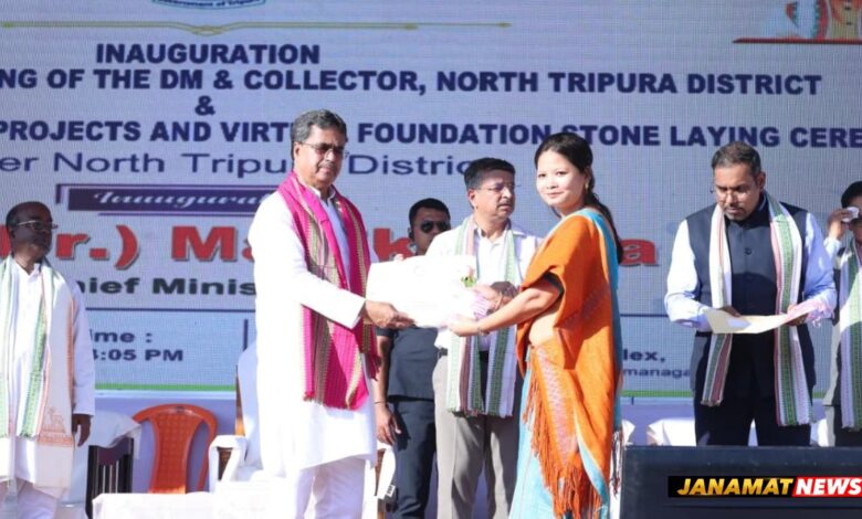 Tripura Moving Rapidly Towards Development On PM Modi’s Path: Chief Minister Of Tripura Dr. Manik Saha. -